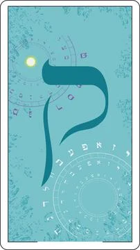 Hebrew alphabet Stock Illustration