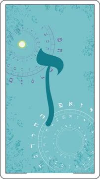 Hebrew alphabet Stock Illustration
