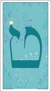 Hebrew alphabet Stock Illustration