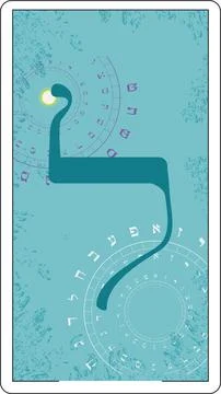 Hebrew alphabet Stock Illustration