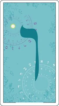 Hebrew alphabet Stock Illustration