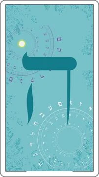 Hebrew alphabet Stock Illustration
