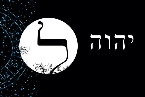 Hebrew alphabet Stock Illustration