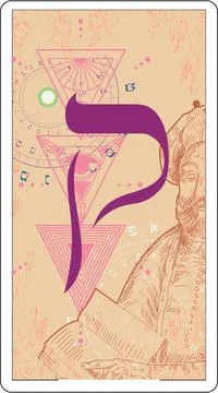 Hebrew alphabet Stock Illustration