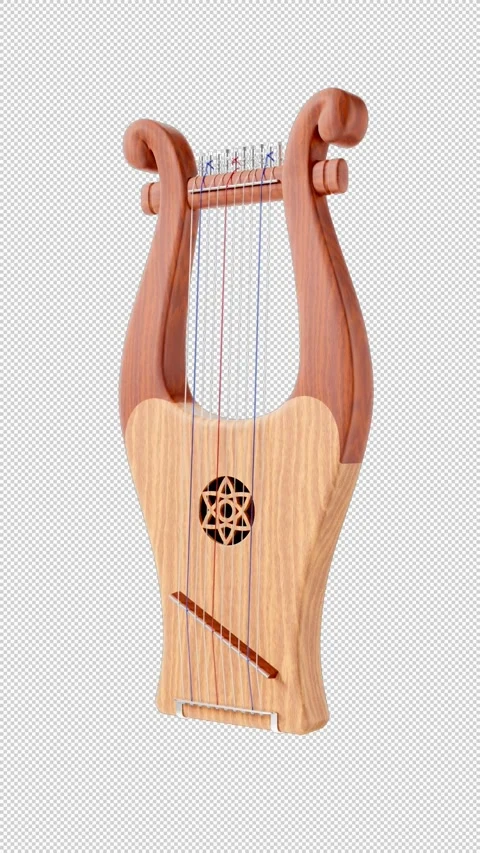 Hebrew Lyre - Kinnor Video stock 277942783