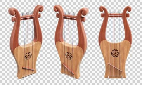 Hebrew Lyre - Kinnor Stock Illustration
