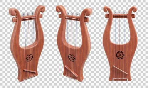 Hebrew Lyre - Kinnor Stock Illustration