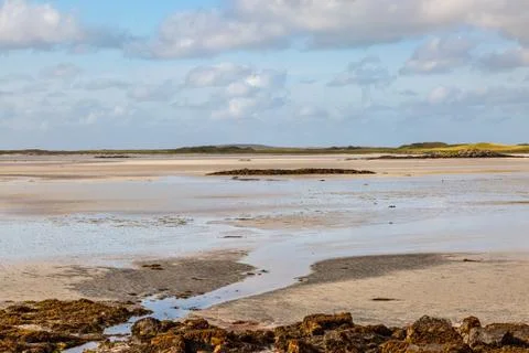 A Hebridean Beach Foto stock
