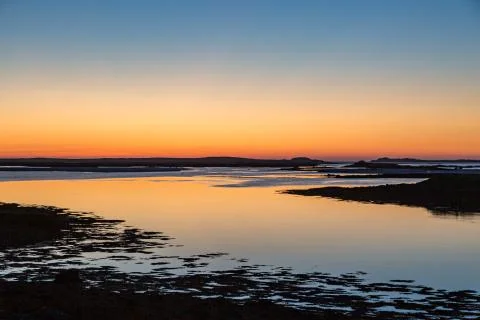 A Hebridean Sunset Stock Photos