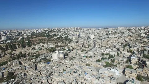 Hebron, old middle eastern city Video stock 95959860