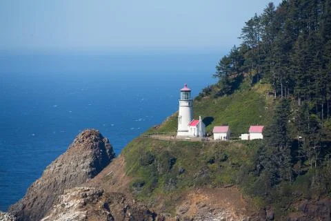 Heceda Head Light House Stock Photos
