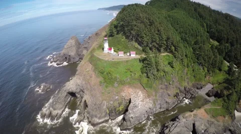 Heceta Head Lighthouse Stock Footage 51895521