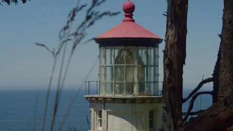 Heceta Head Lighthouse lens Vidéo 262793902