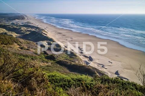 Heceta Head Lighthouse State Park Scenic Viewpoint in Florence, Oregon Stock Photos