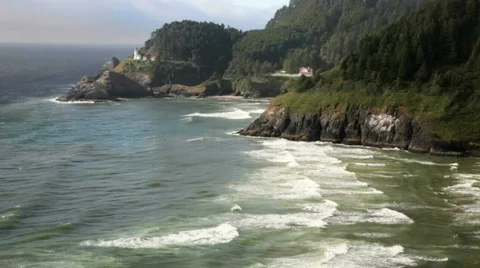 Heceta Head Lighthouse1-Big Web Stock-Footage 839400