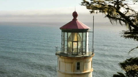 Heceta Head Lighthouse2-HD Stock Footage 838870