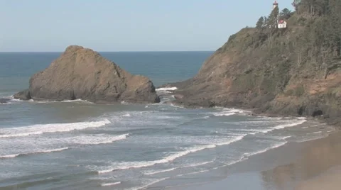 Heceta LT HS Waves 05 스톡 동영상 1217948