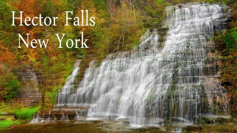 Hector Falls New York Stock Footage 77840917