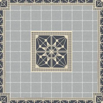 Hedebo Danish embroidery pattern Stock Illustration