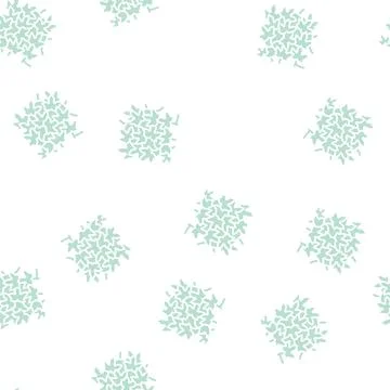 Hedera helix glyph seamless pattern イラスト素材