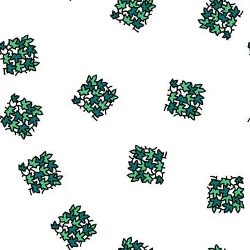 Hedera helix vector seamless pattern Stock Illustration