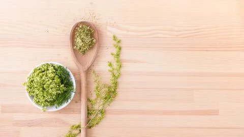 Hedge bedstraw Stock Photos