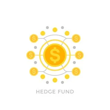 Hedge fund icon Illustrazione stock