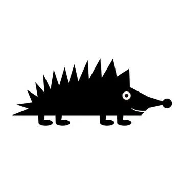 Hedgehog icon. Stock Illustration