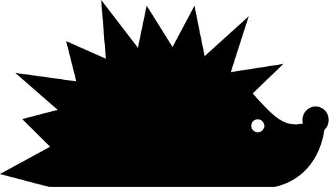Hedgehog icon Stock Illustration