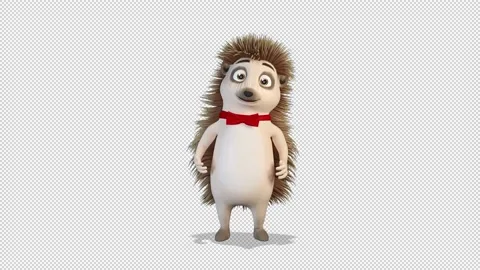 Hedgehog talking 库存影片 168809472