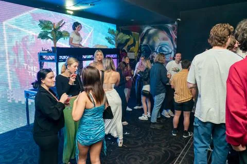 The hedonist block Stock Photos