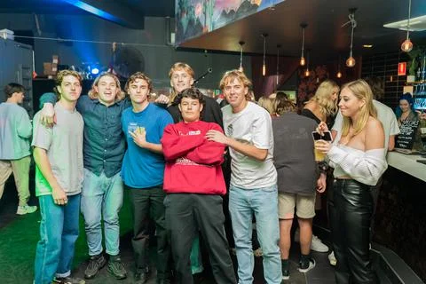 The hedonist block Stock Photos