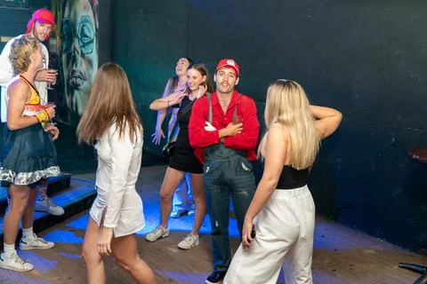 The hedonist block Stock Photos