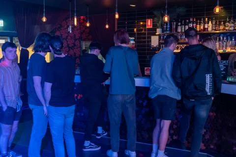 The hedonist block Foto stock