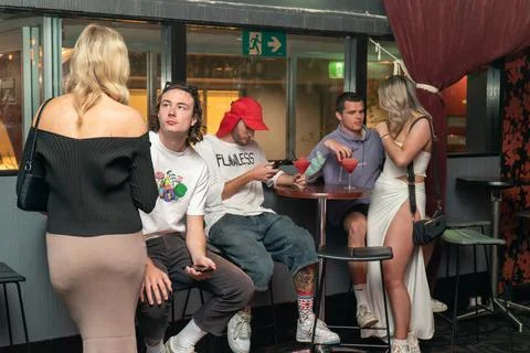 The hedonist block Stock Photos