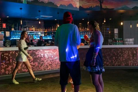 The hedonist block Stock Photos