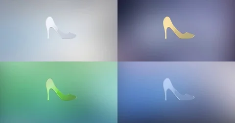Heel 3d Icon Stock Footage 76957279