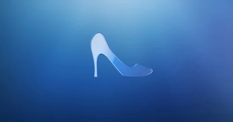 Heel Blue 3d Icon Stock Footage 74314066