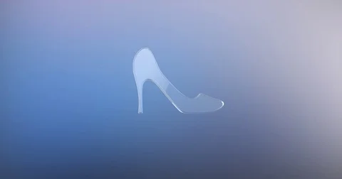 Heel Glass 3d Icon Stock Footage 76956808
