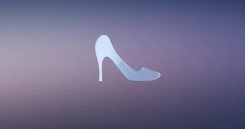 Heel Silver 3d Icon Stock Footage 74314103