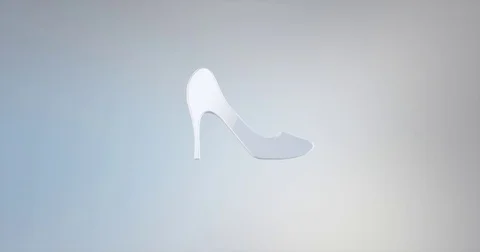 Heel White 3d Icon Stock Footage 76957082