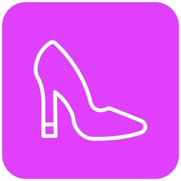 Heels Vector Icon Design Illustration Stock Illustration