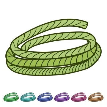 Heframe lasso cartoon vector graphic 스톡 일러스트