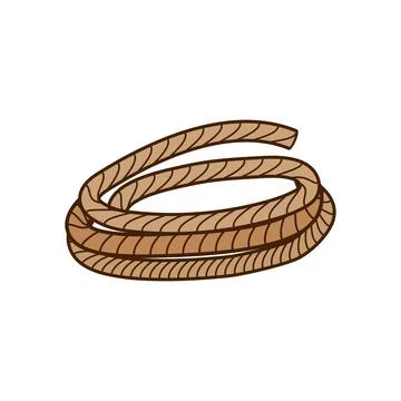 Heframe lasso cartoon vector illustration Stock Illustration