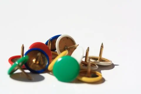 Heftzwecken Foto stock