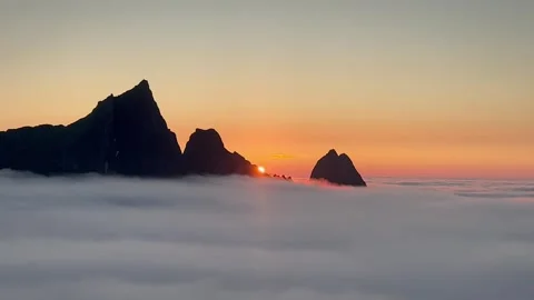 Hegla Sunrise, Norway Stock Footage 320642353