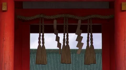 Heian Jingu Gate Stock Footage 21266908
