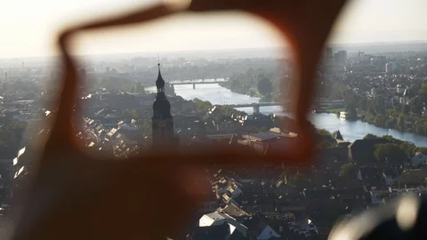 Heidelberg and Bridge Stock Footage 104495686