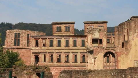 Heidelberg Castle in Germany Stock Footage 77212680