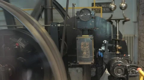 Heidelberg funicular machine room during operation Stock Footage 65838903
